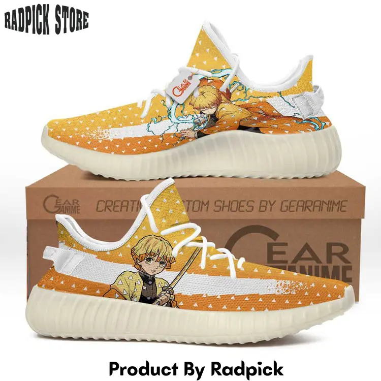 Zenitsu yeezy shoes anime sneakers  rp253253253